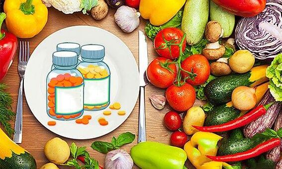 vitamine nei prodotti per aumentare la potenza